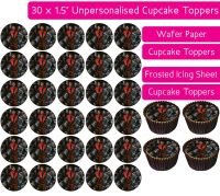 Thriller Michael Jackson - 30 Cupcake Toppers