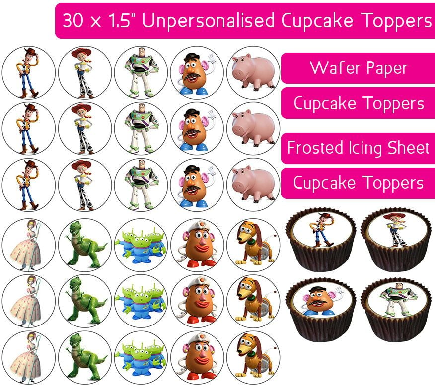 Toy Story - 30 Cupcake Toppers