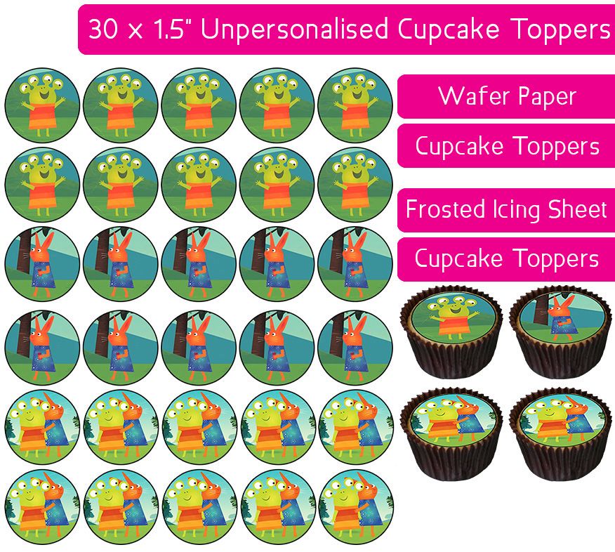 Wanda And The Alien - 30 Cupcake Toppers