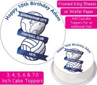 Birmingham City Football Personalised Cake Topper