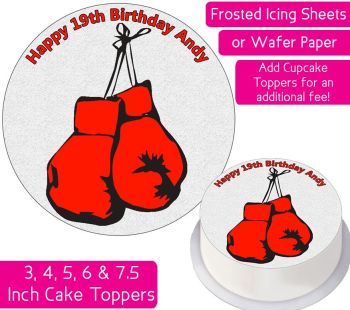 Boxing Personalised Cake Topper