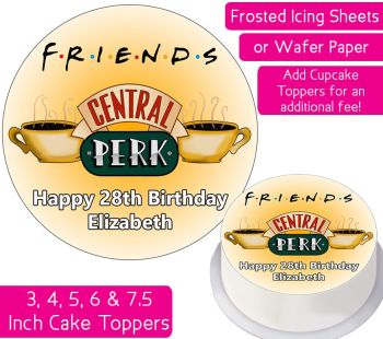 Central Perk Personalised Cake Topper