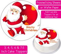 Christmas Anime Santa Personalised Cake Topper