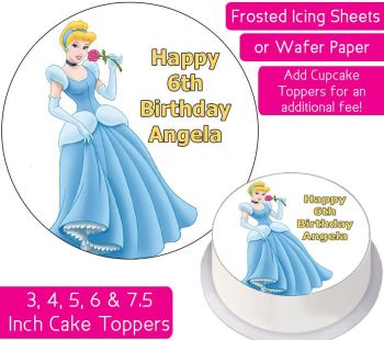 Cinderella Personalised Cake Topper