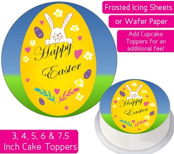 Easter Egg Personalised Cake Topper