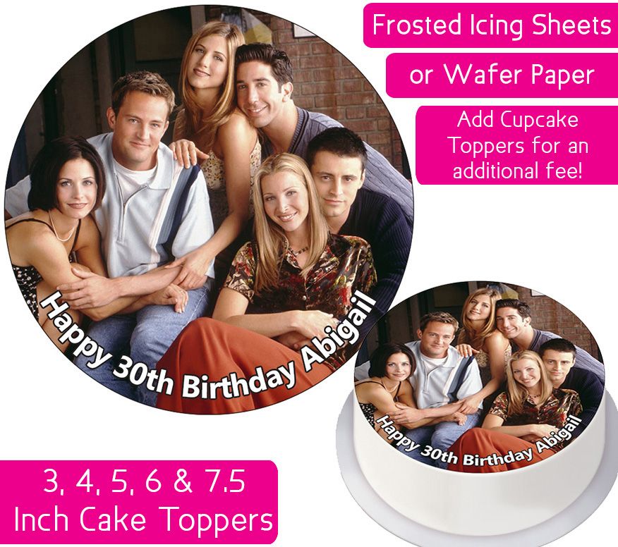 Friends Gang Personalised Cake Topper