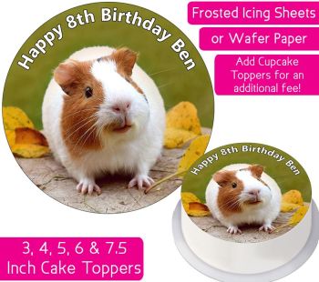 Guinea Pig Personalised Cake Topper