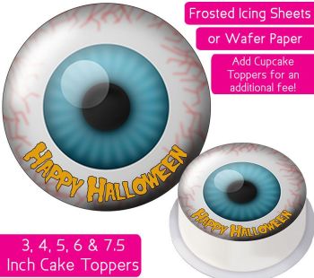 Halloween Eye Personalised Cake Topper
