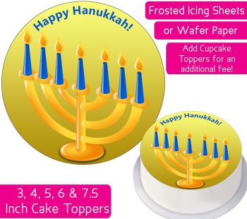 Hanukkah Personalised Cake Topper