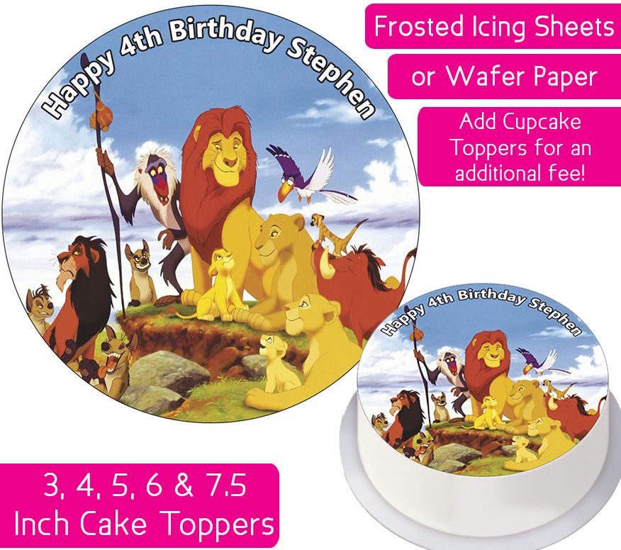 Buy 24 counts Decorations for The Lion King Cupcake Toppers Birthday Party  Supplies Online at desertcartSINGAPORE