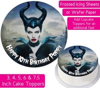 Maleficent Personalised Cake Topper