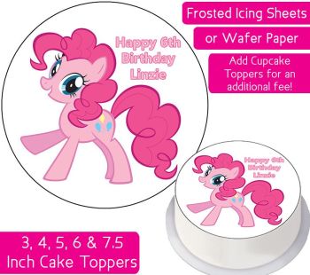 MLP Pinkie Pie - My Little Pony Personalised Cake Topper