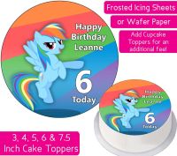 MLP Rainbow Dash - My Little Pony Personalised Cake Topper