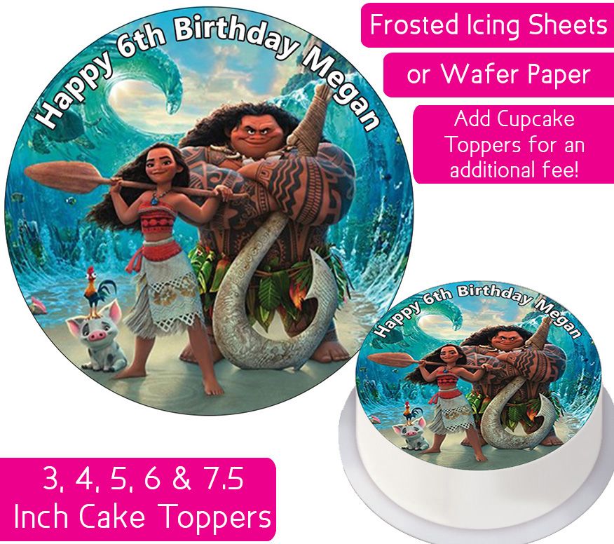 Moana Cake Topper Cupcake Toppers Set Decorations Birthday Party Topper for  Children, totally 26 counts, Girls : Amazon.ae: Grocery