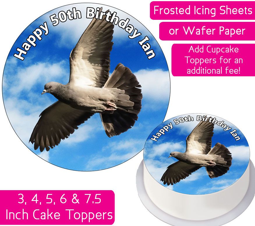 Pigeon Personalised Cake Topper