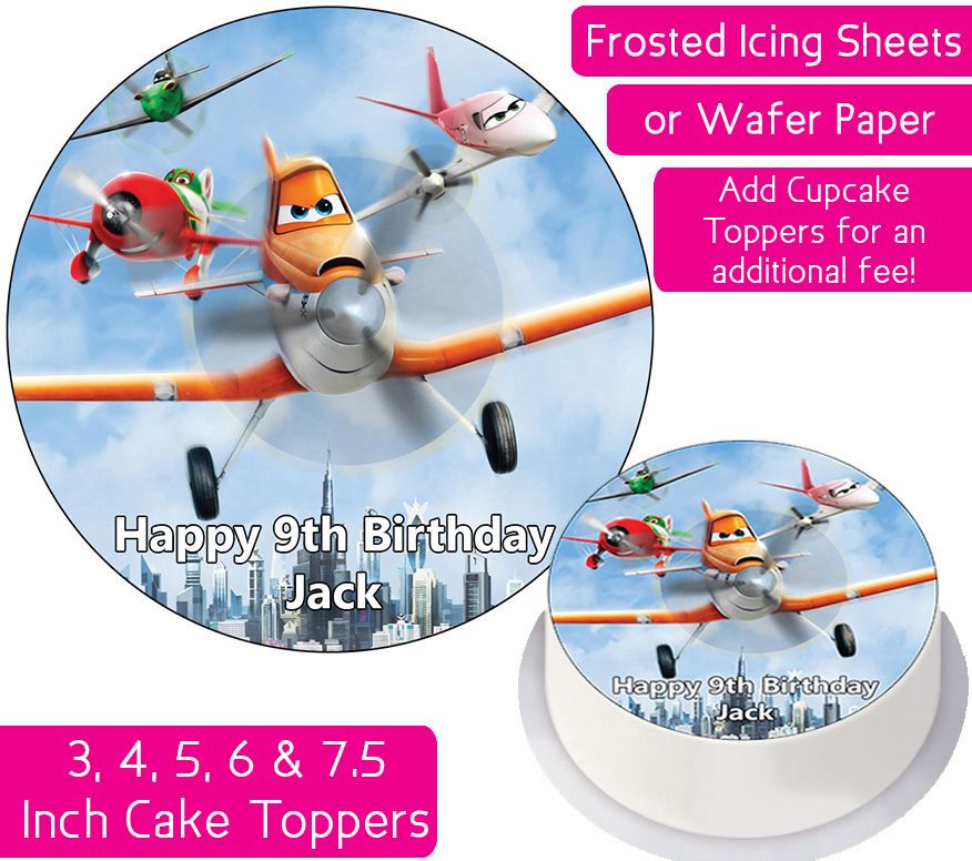 Planes Group Personalised Cake Topper