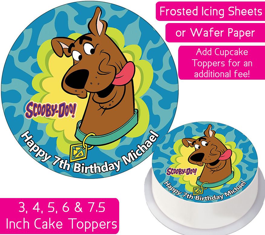 Scooby Doo Personalised Cake Topper