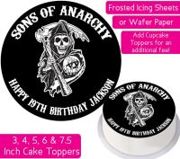 Sons of Anarchy Personalised Cake Topper