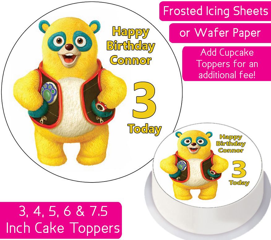 Special Agent Oso Personalised Cake Topper