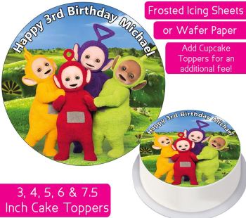 Teletubbies Personalised Cake Topper