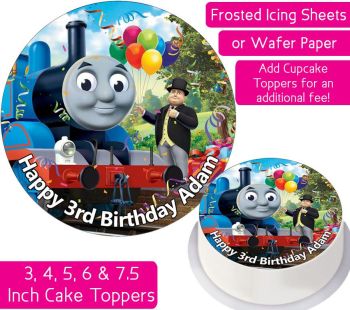 Thomas The Tank Engine Personalised Cake Topper