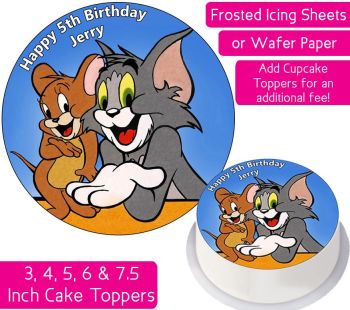 Tom & Jerry Personalised Cake Topper