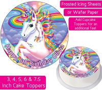 Unicorn Personalised Cake Topper