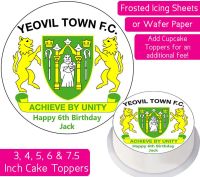 Yeovil Town Football Personalised Cake Topper