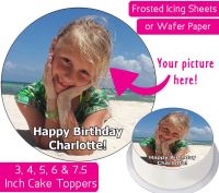 Your Own Personalised Photo Cake Topper