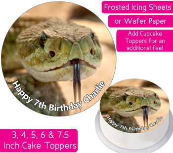 Snake Desert Personalised Cake Topper