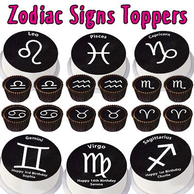 Zodiac Signs Toppers
