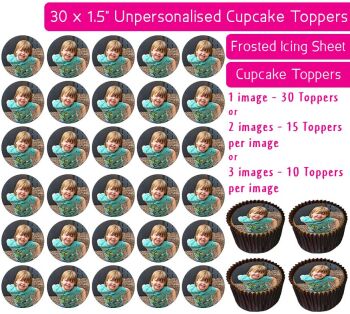 Your Own Personalised Photo - 30 Icing Cupcake Toppers