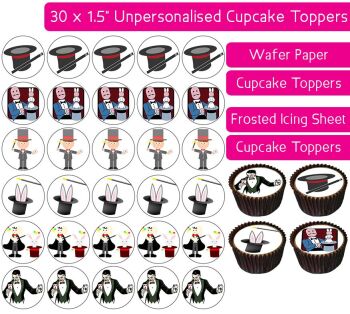 Magic - 30 Cupcake Toppers