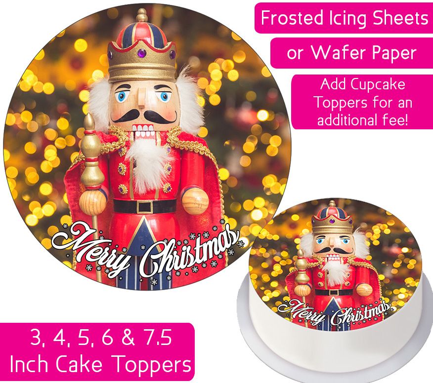 Christmas Nutcracker Personalised Cake Topper