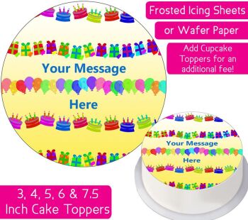 Birthday Decorations Personalised Cake Topper