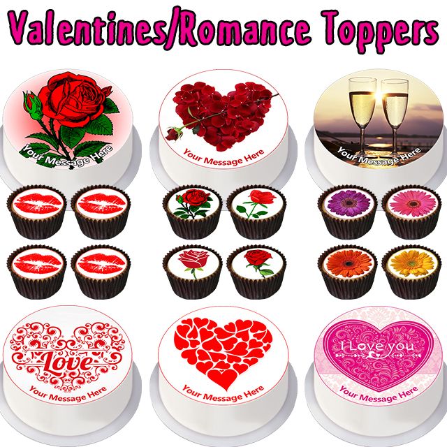 Valentines/Romance Toppers