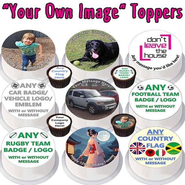 Your Own Image Toppers