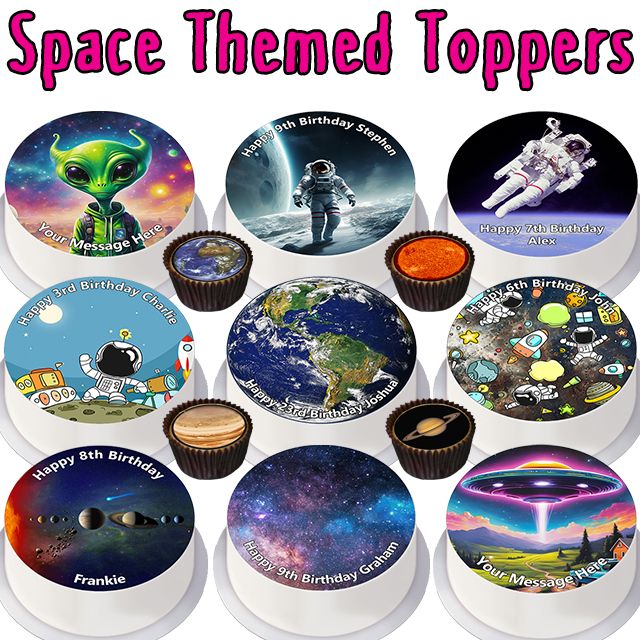 Space Themed Toppers