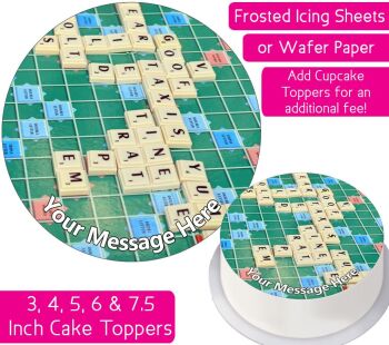 Board Game Personalised Cake Topper