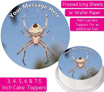 Spider Personalised Cake Topper