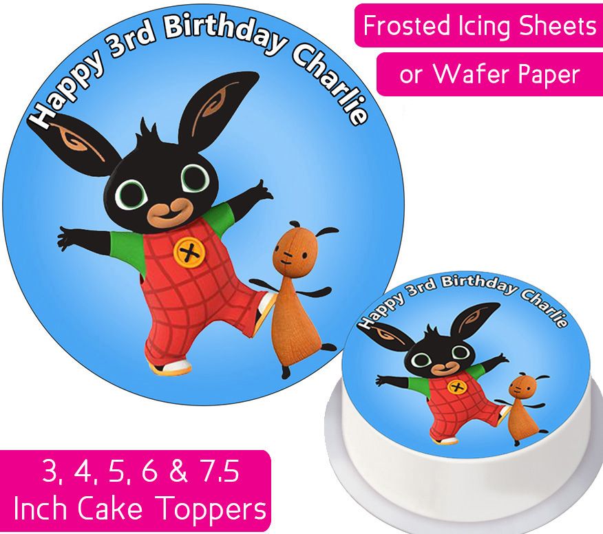 Bing Cbeebies Personalised Cake Topper