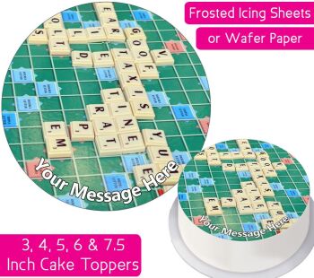 Board Game Personalised Cake Topper