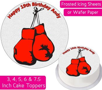 Boxing Personalised Cake Topper