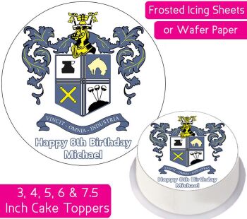 Bury Football Personalised Cake Topper