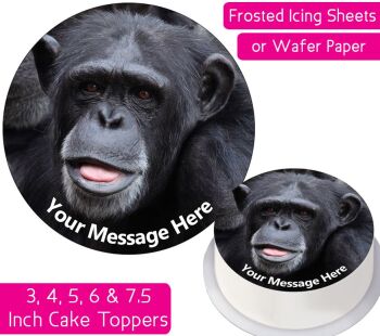 Chimp Personalised Cake Topper