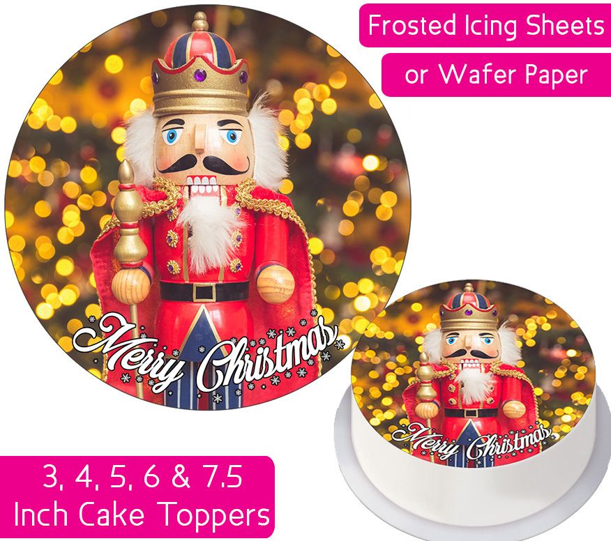 Christmas Nutcracker Personalised Cake Topper