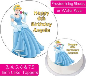 Cinderella Personalised Cake Topper