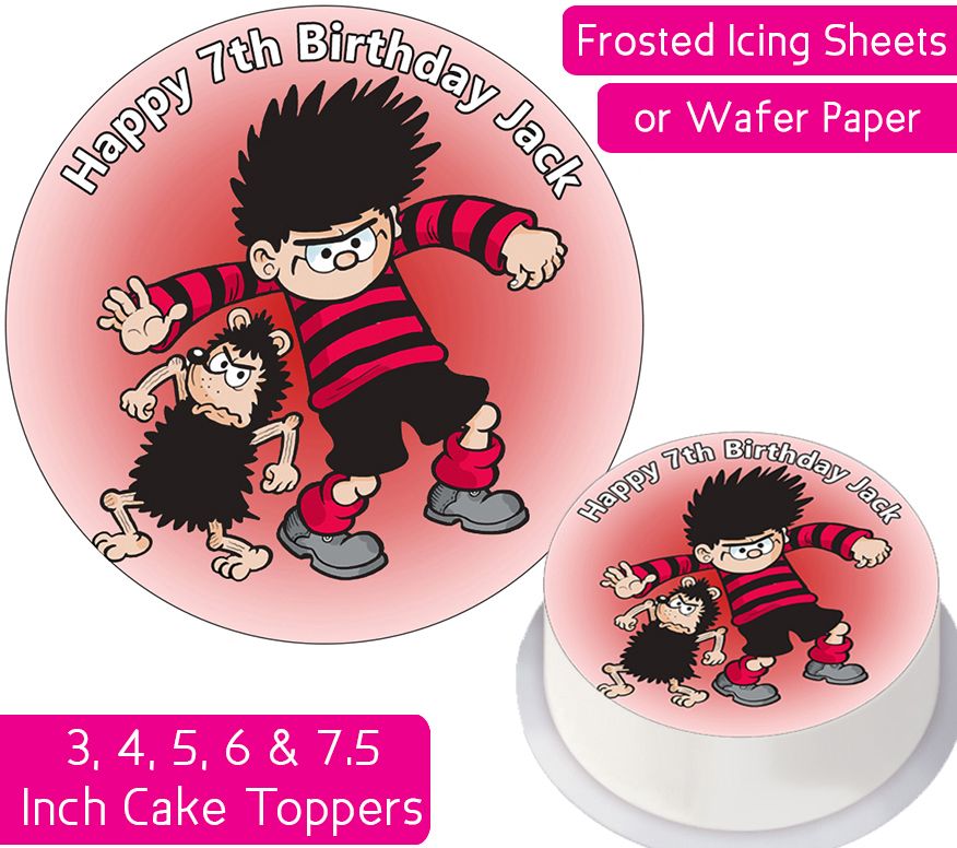 Dennis The Menace Personalised Cake Topper