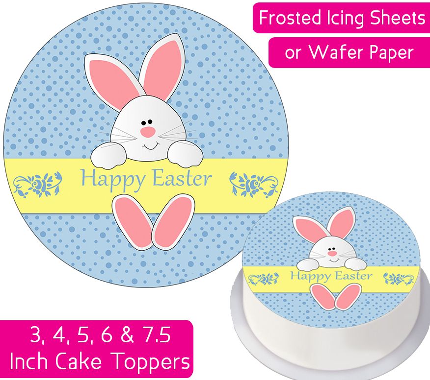 Easter Bunny Personalised Cake Topper