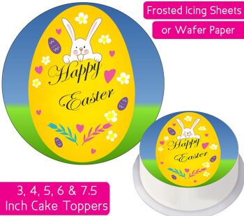 Easter Egg Personalised Cake Topper